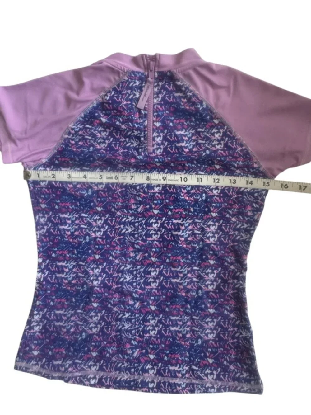 Eddie Bauer Zip RASH GUARD Girl's Medium